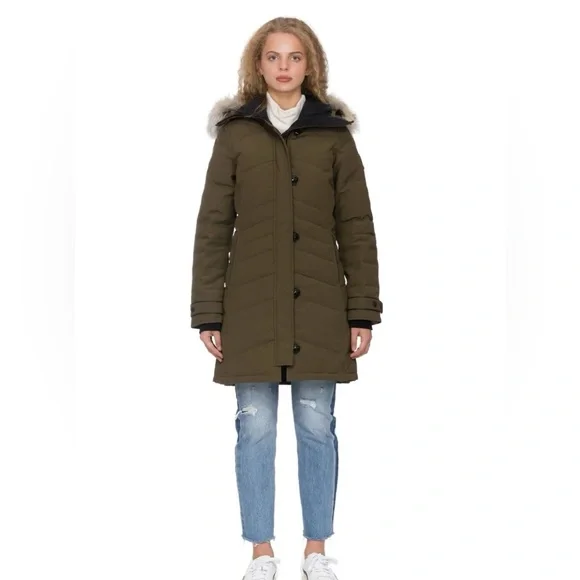 Canada Goose Loretta Military Green Women's Parka Size XS